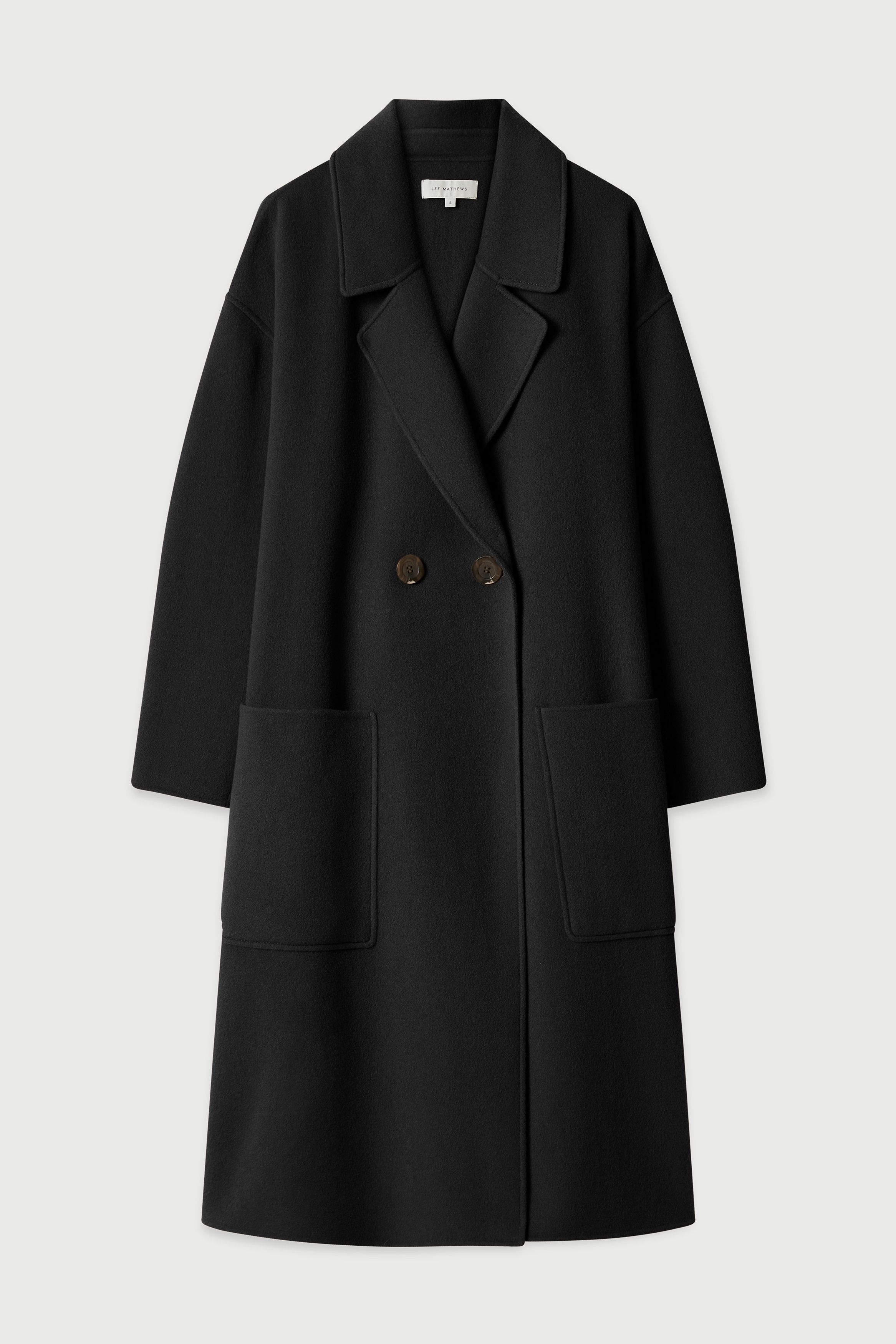 Florentine Cashmere Cocoon Coat Wool and Cashmere